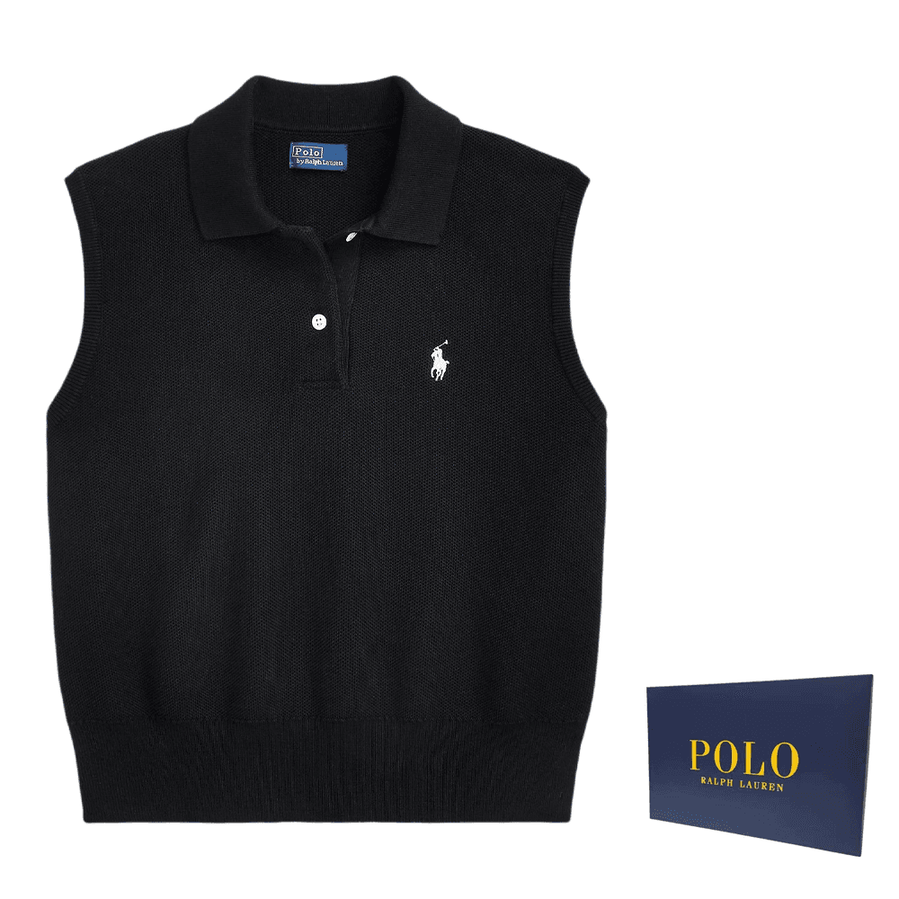 Майка Polo Ralph Lauren Майка Стандартный размер Женские Черный - изображение 7