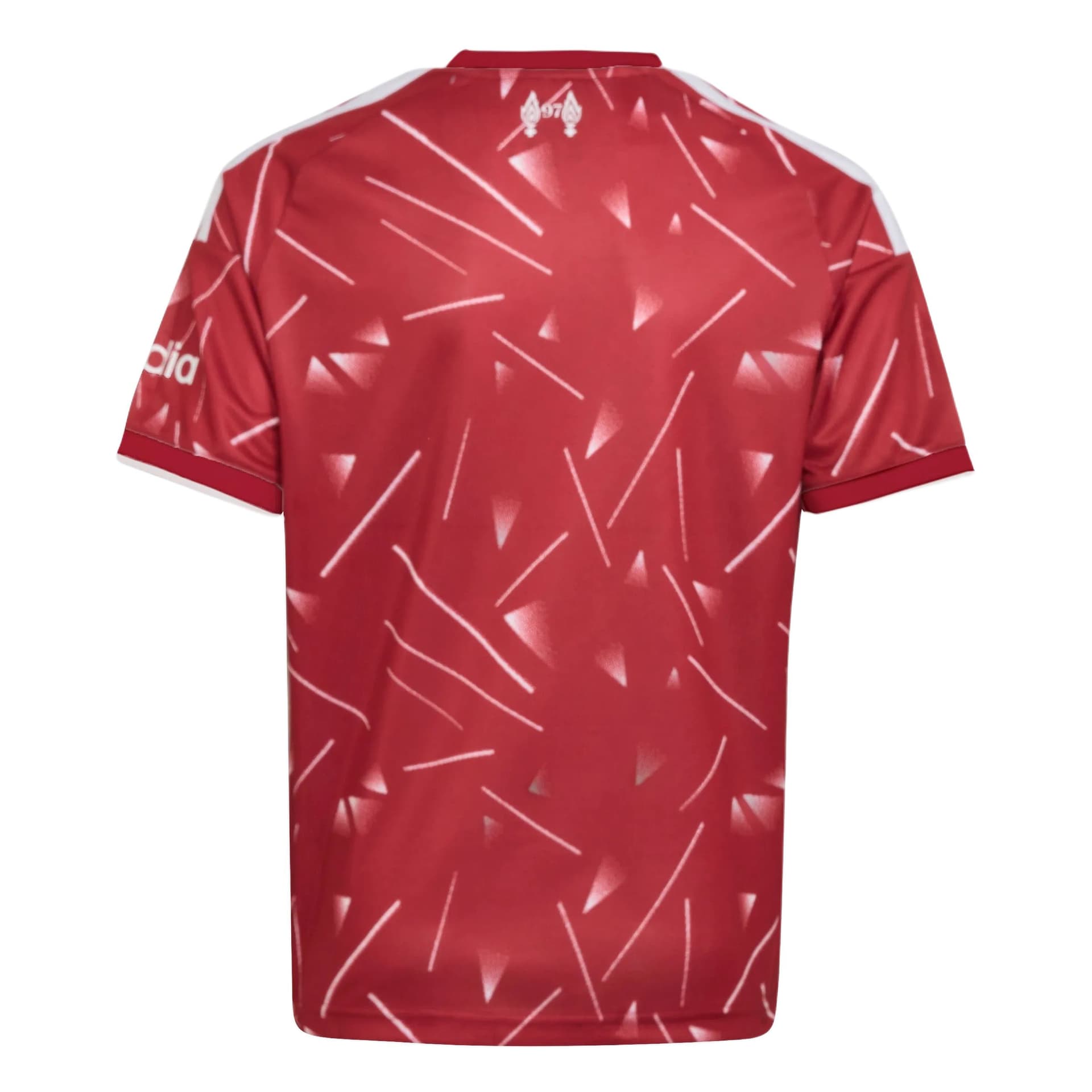 Adidas Каштановый Красный Детские Спортивные Футболки - изображение 2