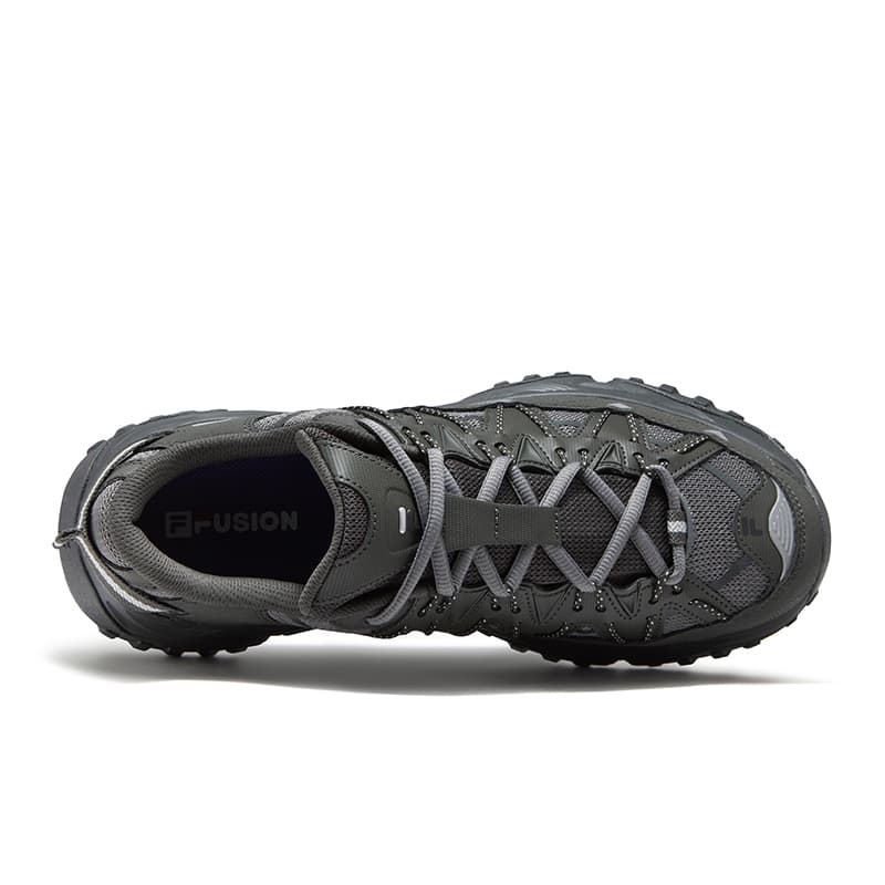 Кроссовки FILA FUSION FREEROAM Wander Shoes Дышащие массивные кроссовки Мужские Черные - изображение 6