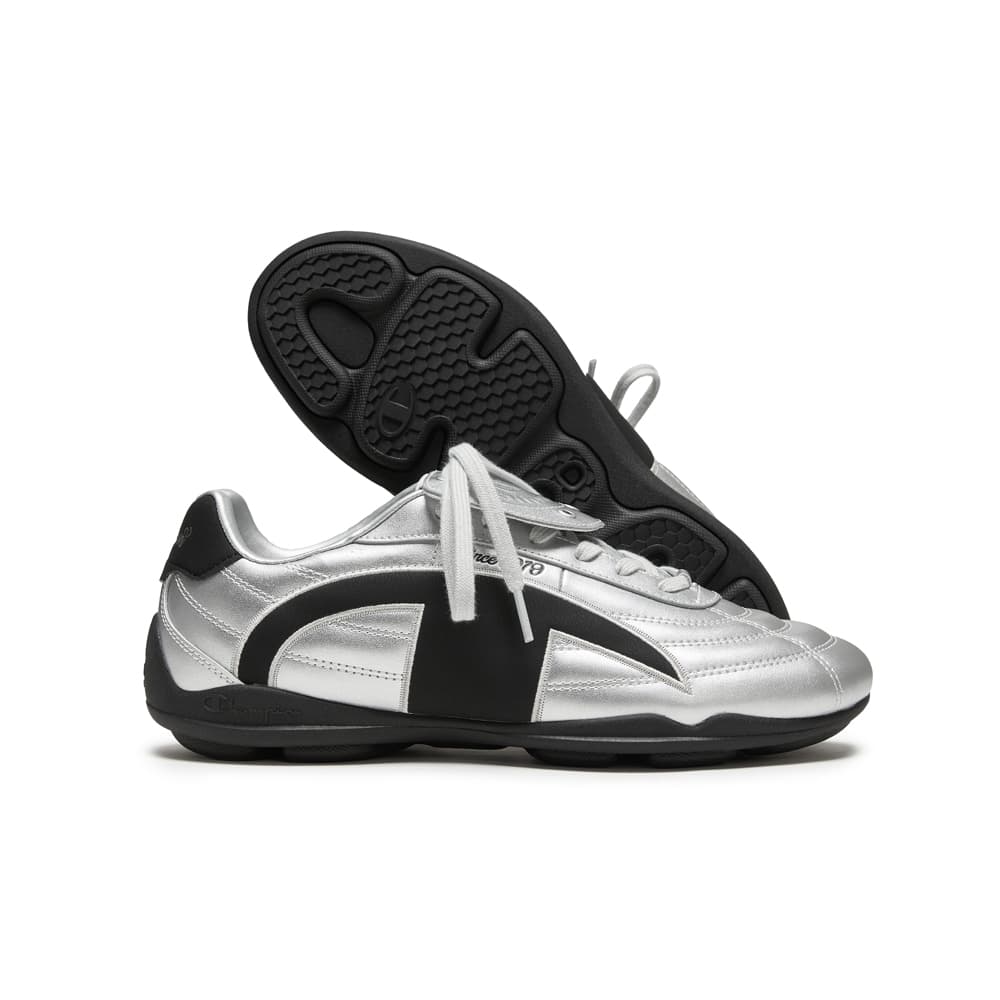 Кроссовки для бега Champion Беговые кроссовки Low Top Silver White Black Мужские - изображение 2