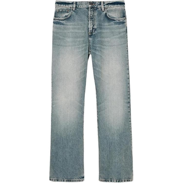 Штаны ZARA Bad Bunny Medium Blue Men's Jeans ZARA Bad Bunny Средне-синие мужские джинсы - изображение 1