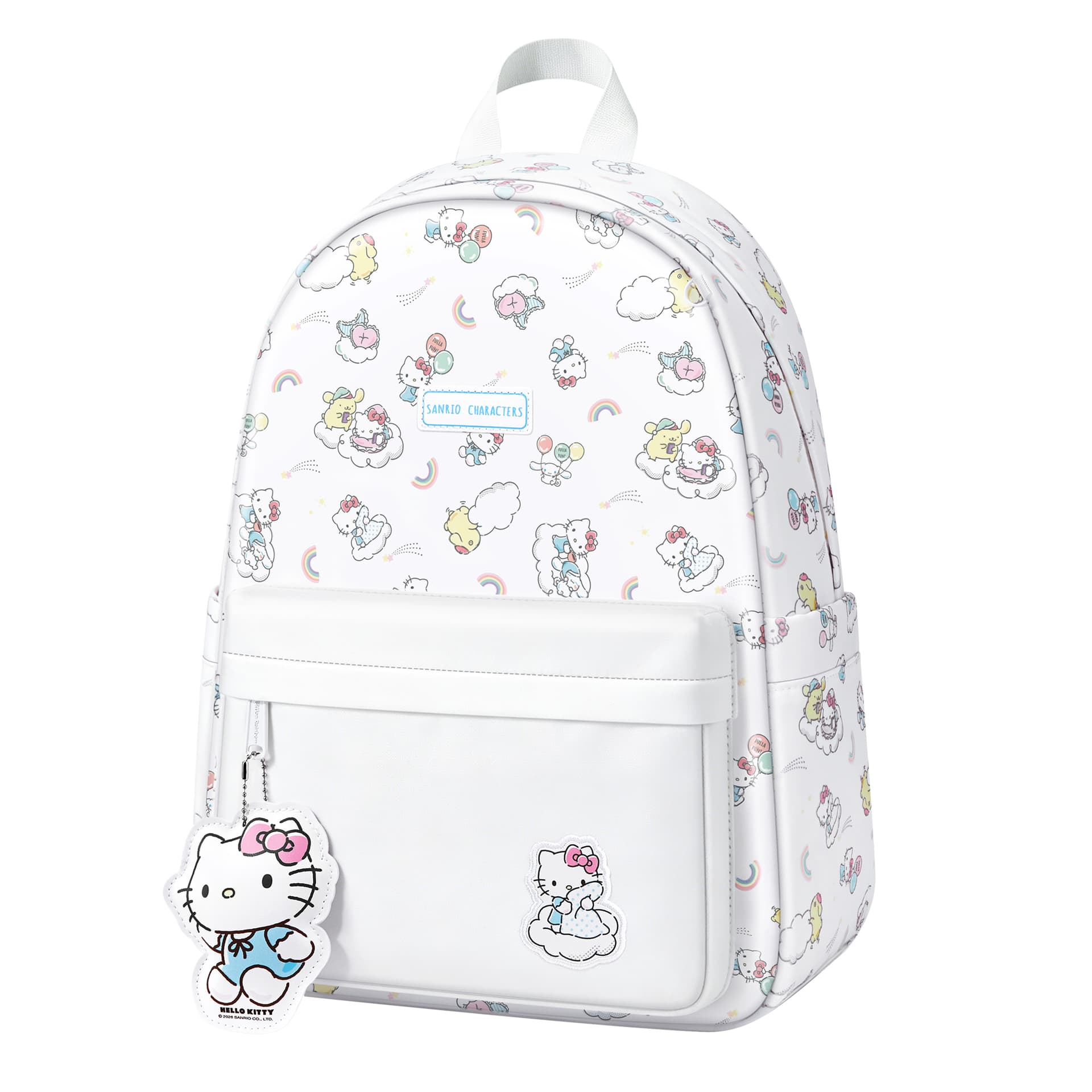 Рюкзак Sanrio Hello Kitty Backpacks Rainbow Cloud White (Bangle Included) Women's - изображение 3