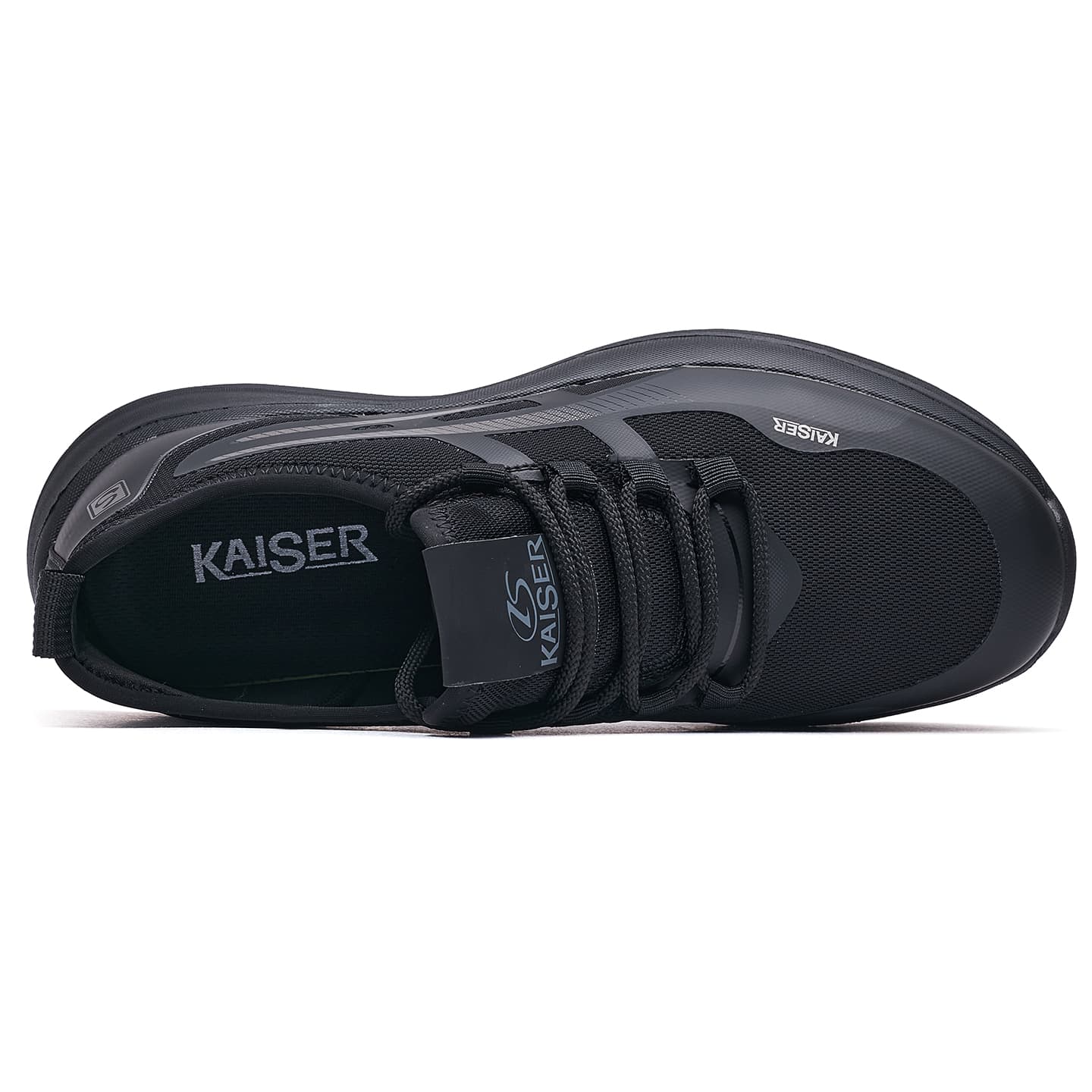 Кроссовки Кроссовки Kaiser для ходьбы Low Top Черные Серые Мужские - изображение 3