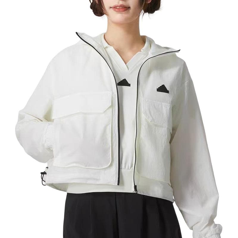 Куртка Adidas Куртки и Пальто Женские Экрю - изображение 5