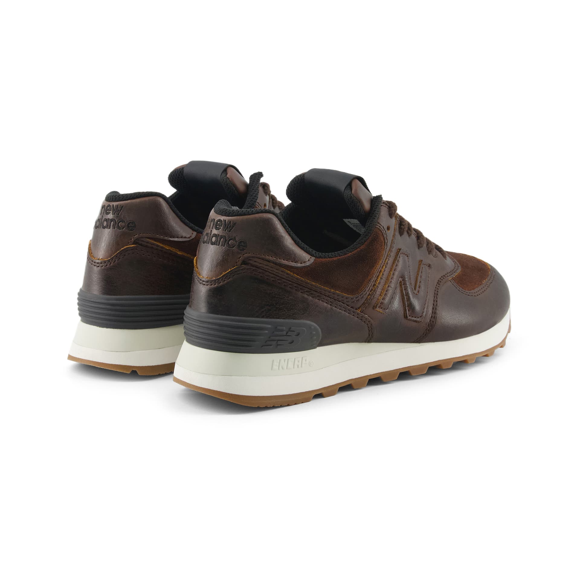 Кроссовки New Balance NB 574 Повседневная обувь Низкий топ Темный кофейный цвет Женский - изображение 6