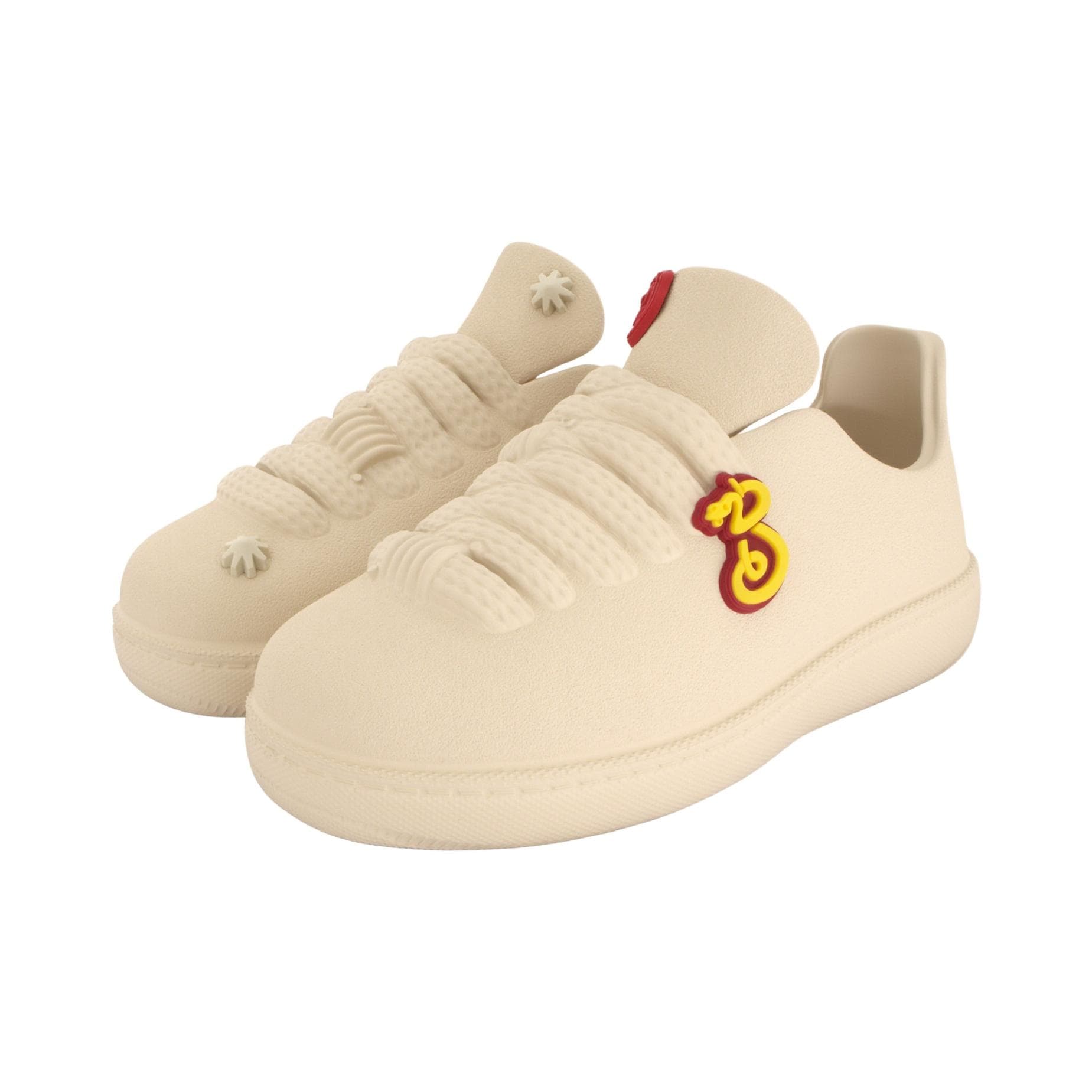 Кроссовки Burberry Bubble Low Top Скейтборд Обувь Женская Экрю - изображение 3