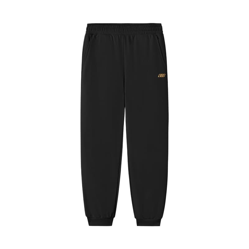 Штаны Skechers Charcoal Black 0018 Женские Вязаные Спортивные Штаны - изображение 1