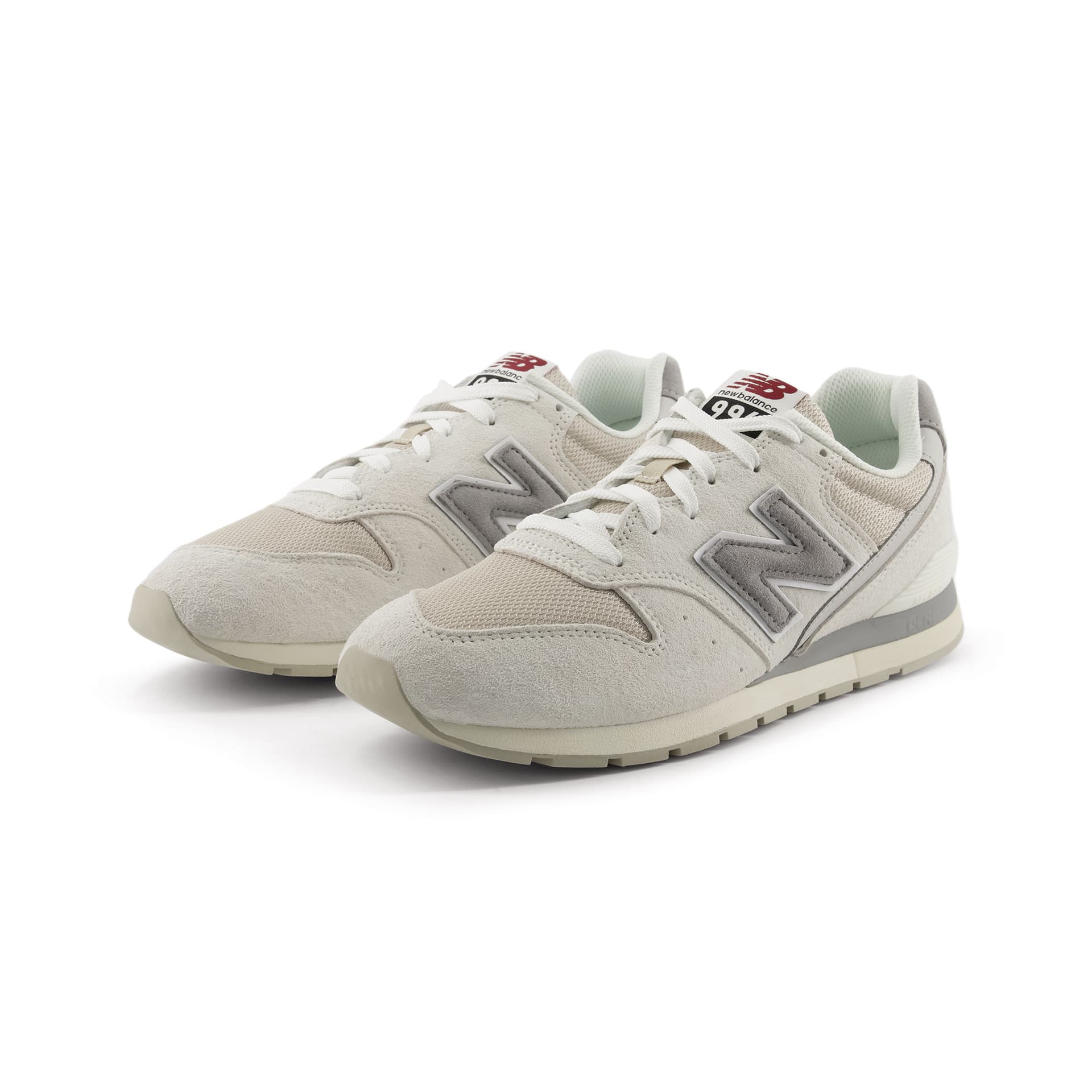 Кроссовки New Balance NB 996 Повседневная обувь Низкий Топ Серый Белый Светлый Бежевый Унисекс - изображение 3