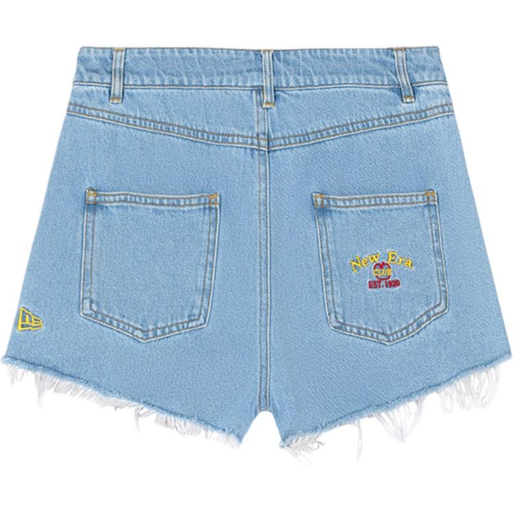 New Era Blue Women's Denim Shorts New Era Синий Женские Джинсовые Шорты - изображение 2