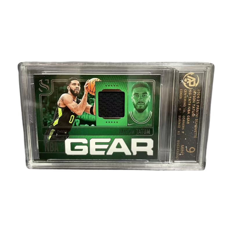 Panini Silhouette Celtics Джейсон Тейтум Rex Rabbit Аутентичная Джерси Классическая коллекция сертифицированные карточки - изображение 3