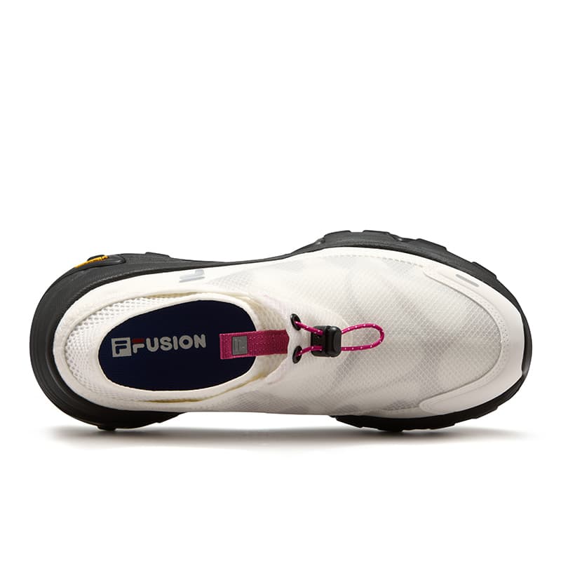 Кроссовки FILA FUSION COMO Y SLIPON Противоскользящая Износостойкая Дышащая Легкая Уличная Обувь Женская Белая - изображение 6