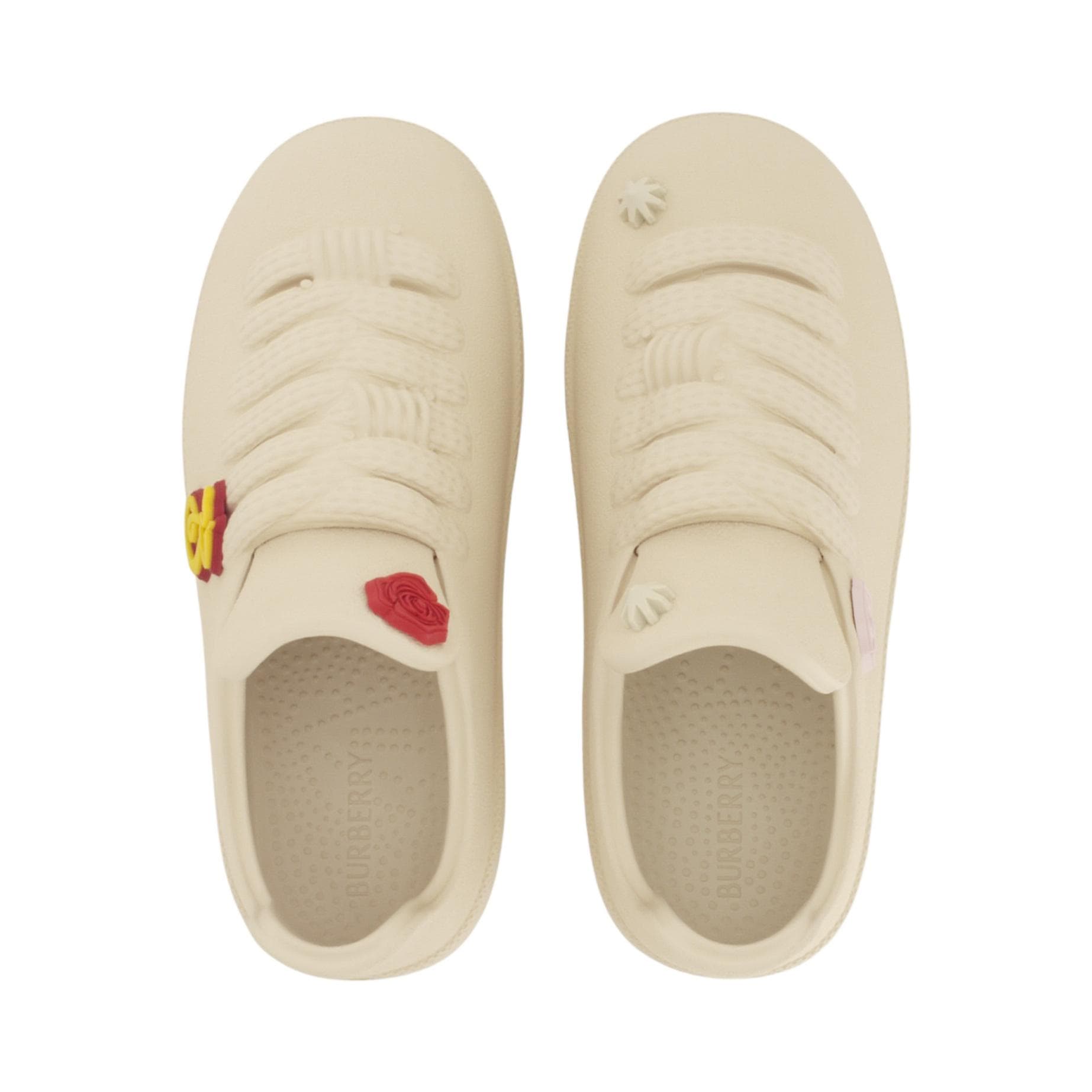 Кроссовки Burberry Bubble Low Top Скейтборд Обувь Женская Экрю - изображение 4