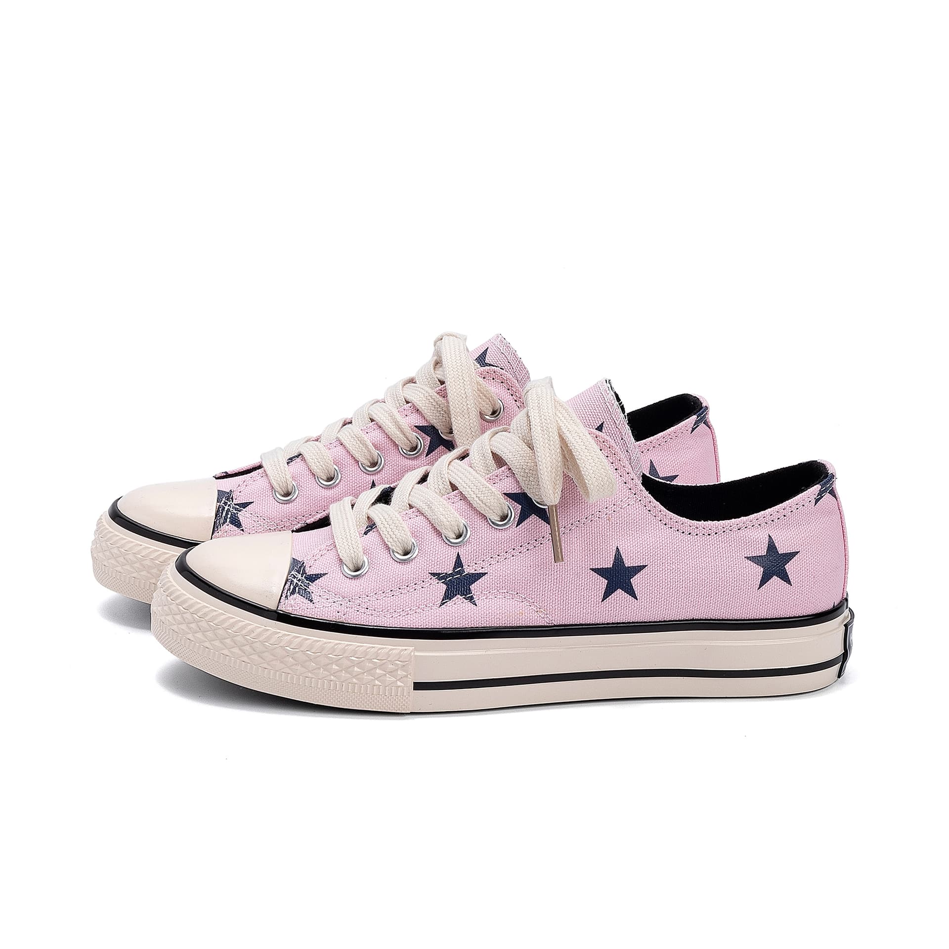 Кеды HUANQIU Canvas Shoes Low Top Pink Women's - изображение 2