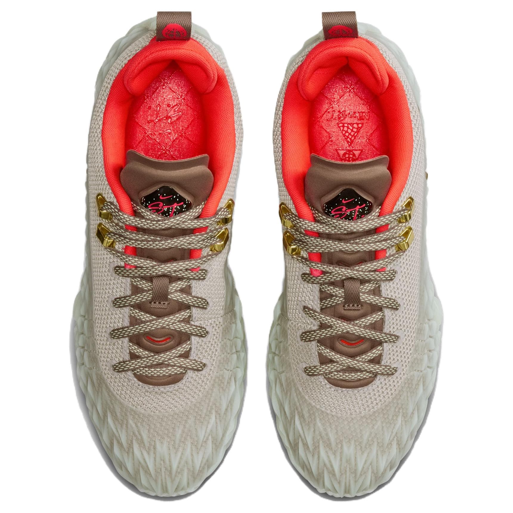 Кроссовки для баскетбола Nike S.T. Charge Low Баскетбольные кроссовки унисекс светлый серый - изображение 3