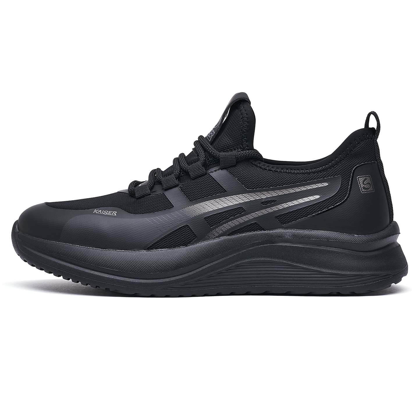 Кроссовки Кроссовки Kaiser для ходьбы Low Top Черные Серые Мужские - изображение 2