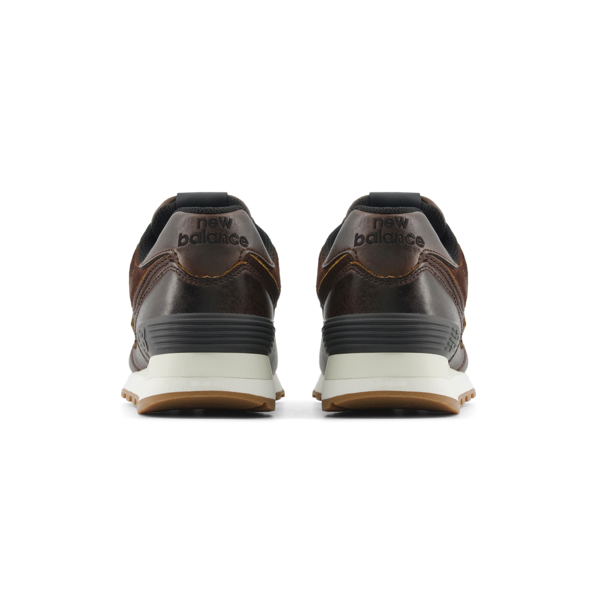 Кроссовки New Balance NB 574 Повседневная обувь Низкий топ Темный кофейный цвет Женский - изображение 5