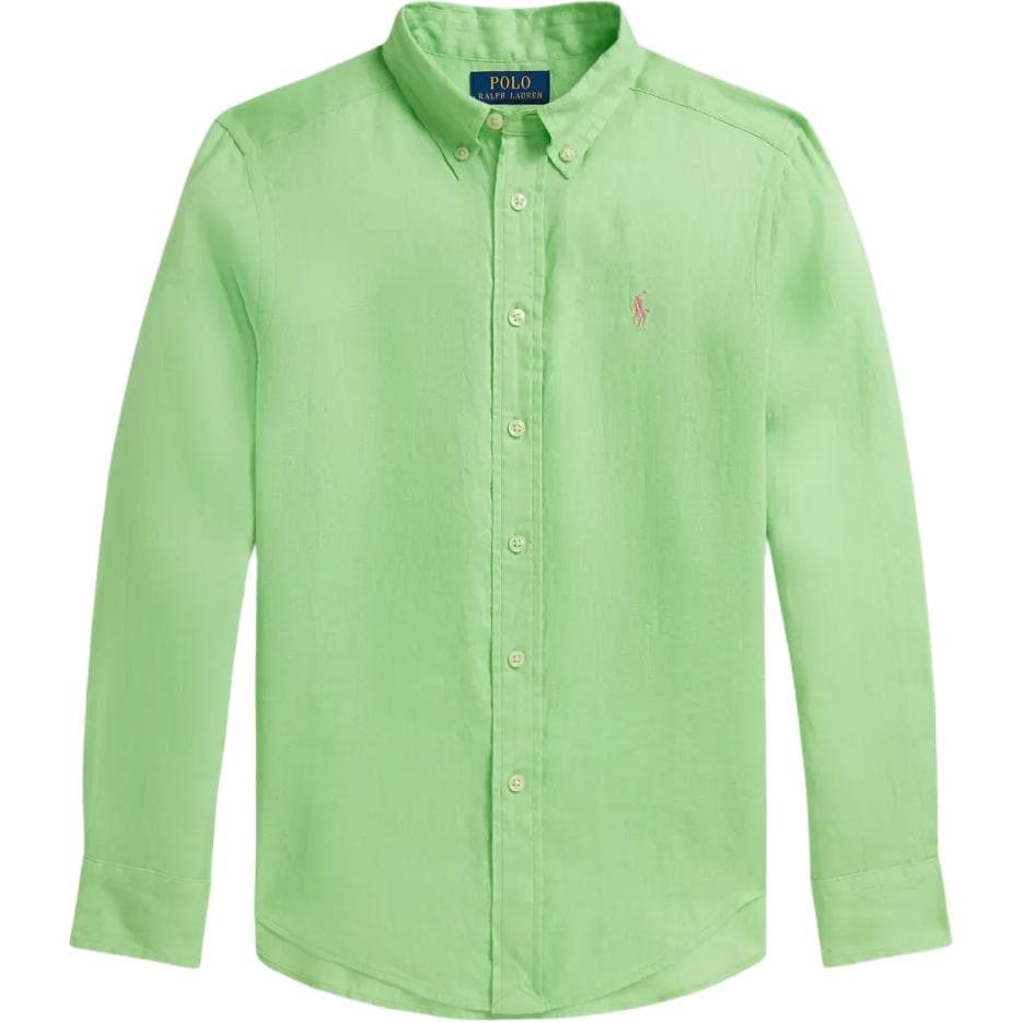 Polo Ralph Lauren Мёд (Apis mellifera) Зеленый Kids Повседневные Рубашки - изображение 1