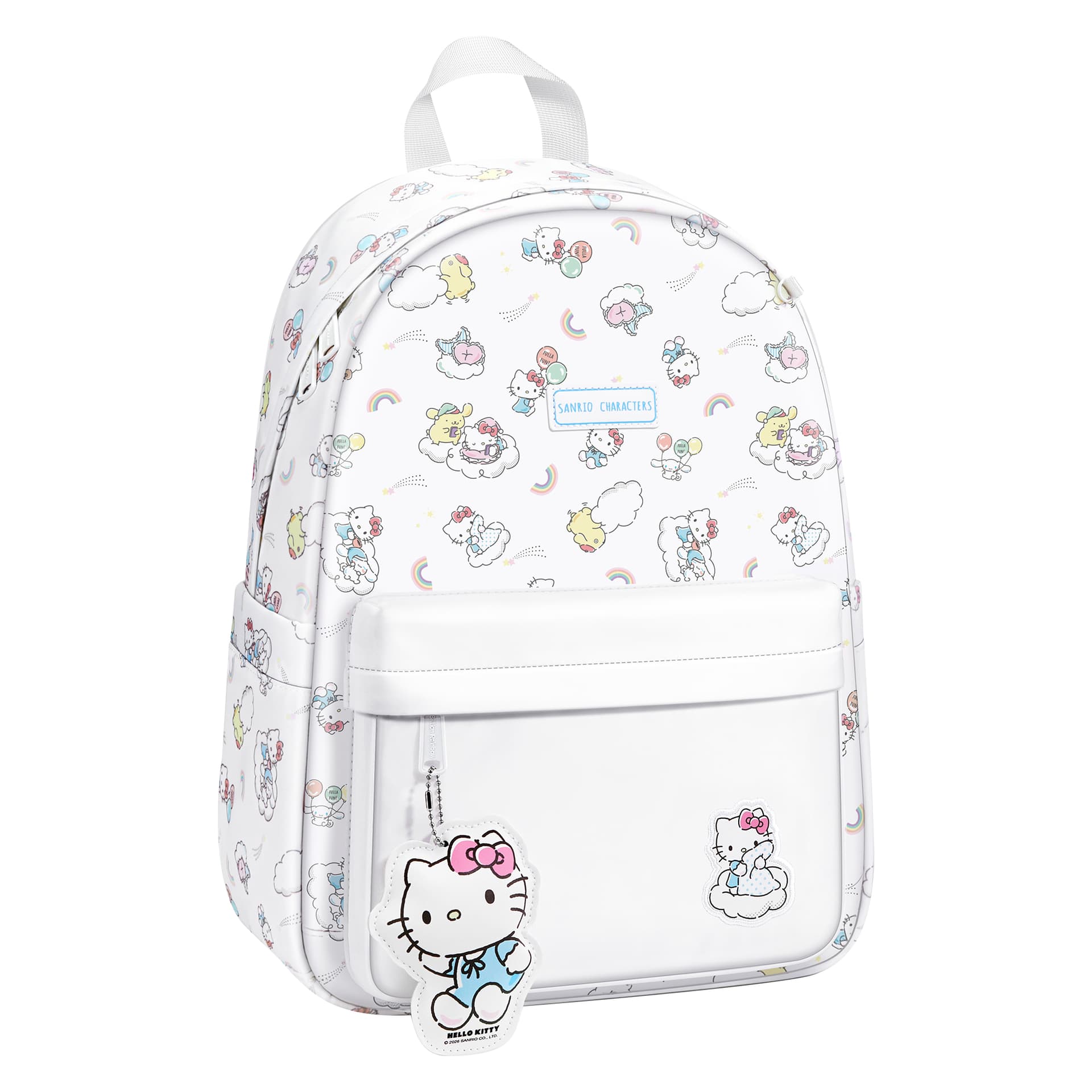 Рюкзак Sanrio Hello Kitty Backpacks Rainbow Cloud White (Bangle Included) Women's - изображение 4