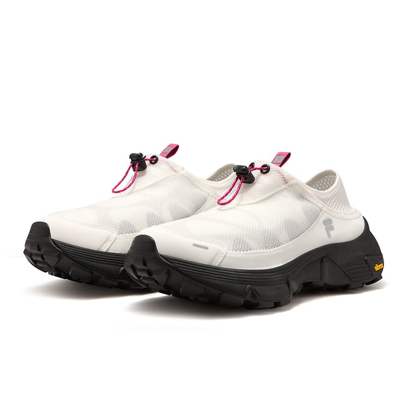 Кроссовки FILA FUSION COMO Y SLIPON Противоскользящая Износостойкая Дышащая Легкая Уличная Обувь Женская Белая - изображение 3