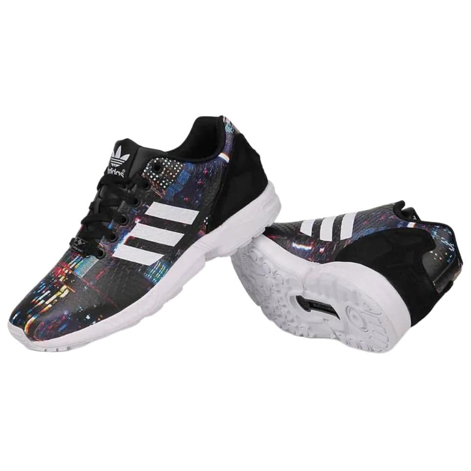Кроссовки Adidas Originals ZX Flux Повседневная обувь Низкий Топ Черный Женский - изображение 3