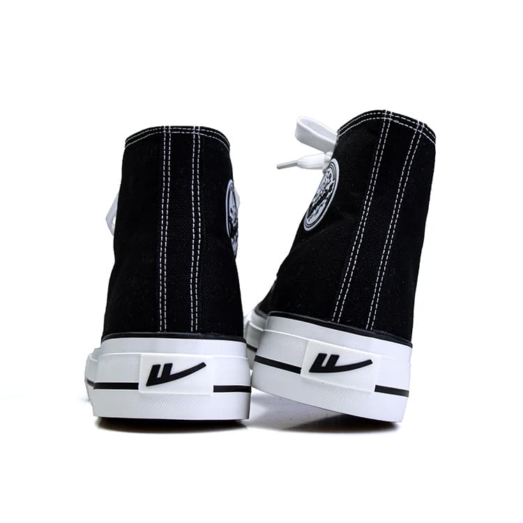 Кеды WARRIOR High-Top Canvas Shoes Black (Hidden Wedge) Women's - изображение 4