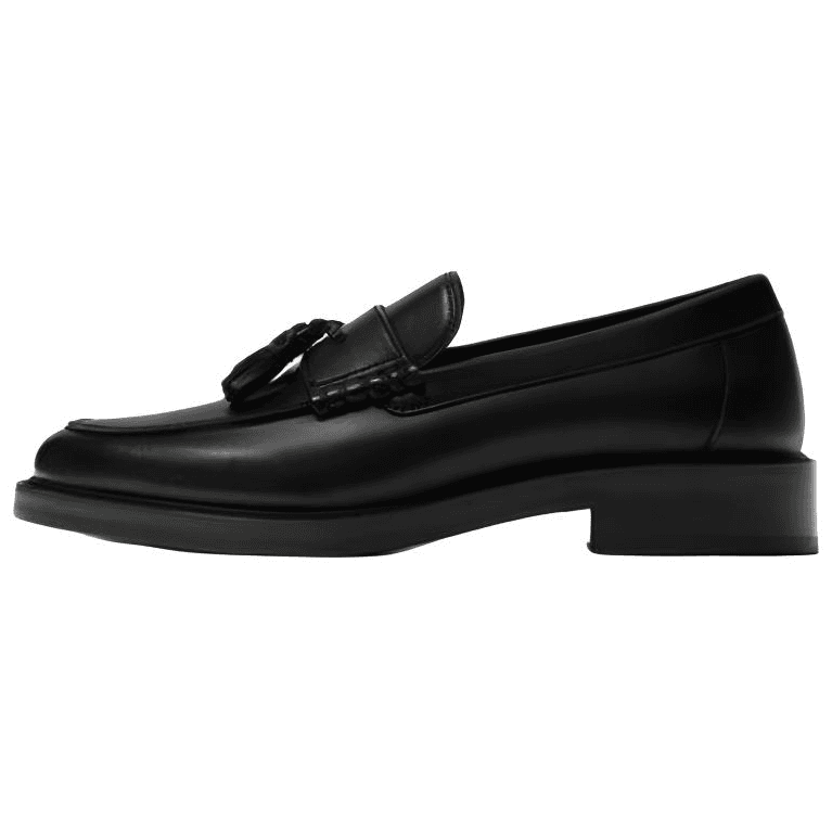 Лоферы ZARA Лоферы Мужские Черные - изображение 1