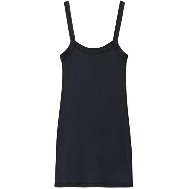 Alexander Wang Bodywear FW24 Slip Dress Женское платье вымытый черный - изображение 5