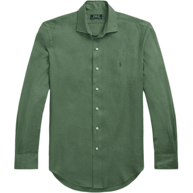 Рубашка Polo Ralph Lauren Зеленые Мужские Рубашки - изображение 1