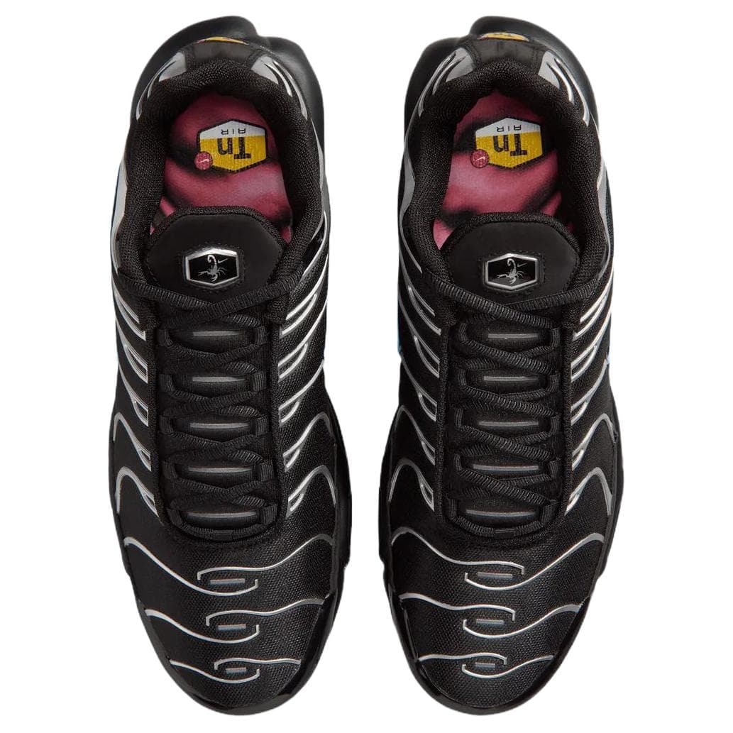 Кроссовки для бега Nike Air MAX Plus Беговые кроссовки Черный Серебристый Синий Унисекс - изображение 4