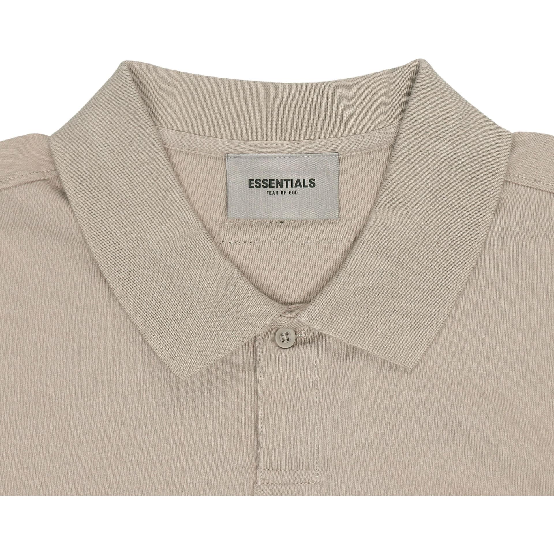 Поло Fear of God Essentials FW21 SS Polo StringTan Logopolo - изображение 4