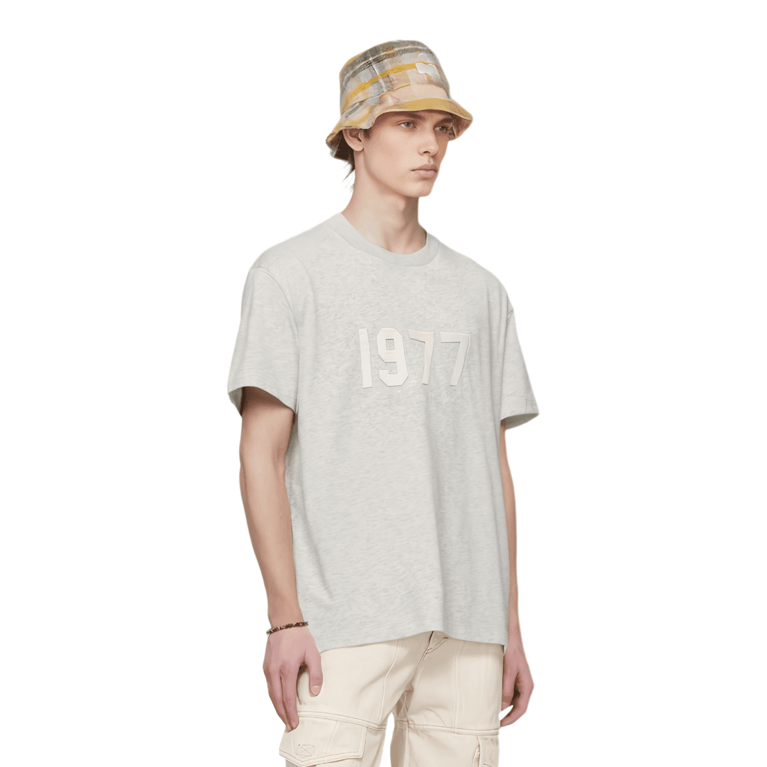 Футболка Fear of God Essentials 1977 SS22 Tee Light Oatmeal T - изображение 3