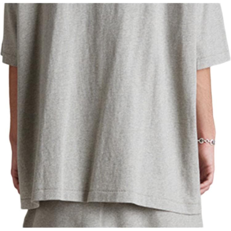 Футболка Fear of God Essentials SS24 Crewneck T-Shirt T Dark Heather Oatmeal - изображение 2
