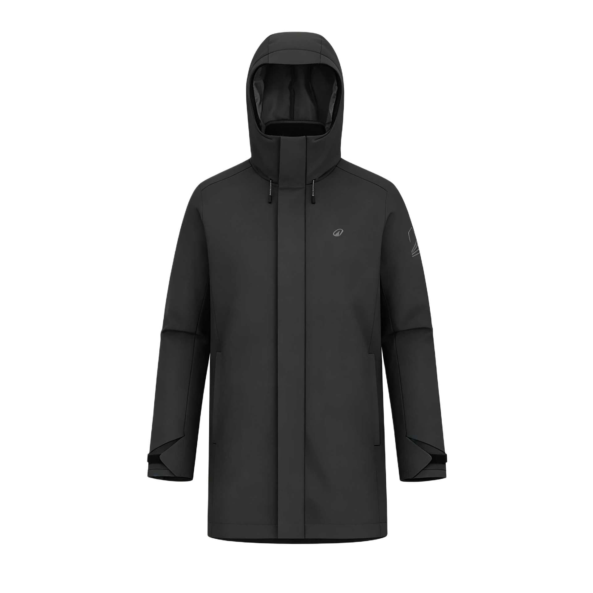 Зимняя куртка пуховик DECATHLON Графитовый серый Мужской пуховик - изображение 1