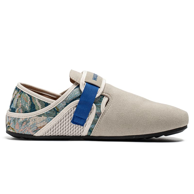 Сандалии Warrior Birkenstock Стиль Обувь Бежевый Синий Мужской - изображение 2