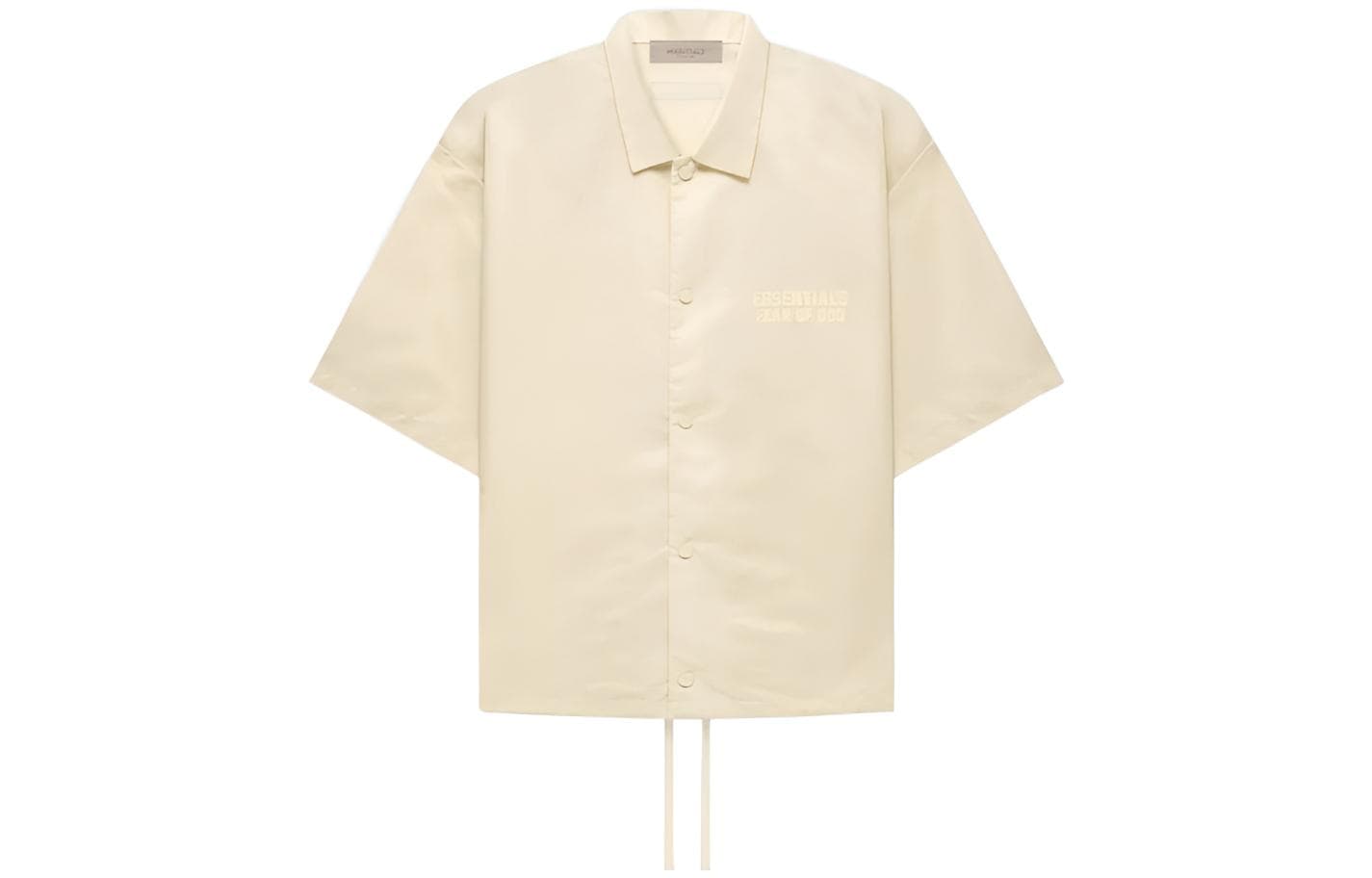 Рубашка Fear of God Essentials FW22 Ss Nylon Shirt Egg Shell - изображение 1