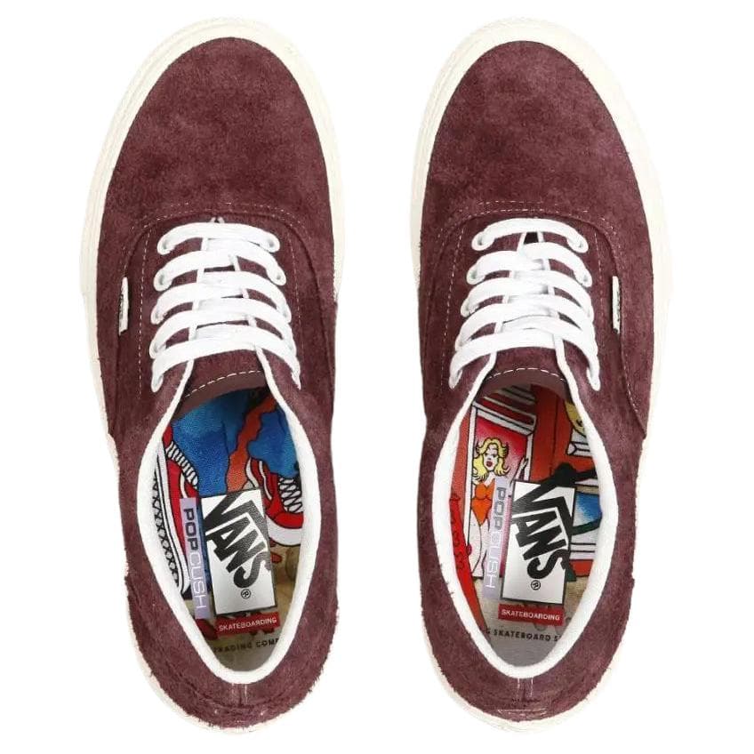 Кроссовки Vans Skate Era Кеды для скейтбординга Low Топ Бургундский Унисекс - изображение 3