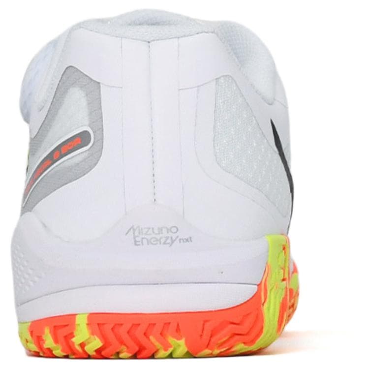 Кроссовки для спортзала Mizuno WAVE MEDAL 8 Тренировочные кроссовки Низкий Топ 81GA269213 Белый Оранжевый Унисекс - изображение 4