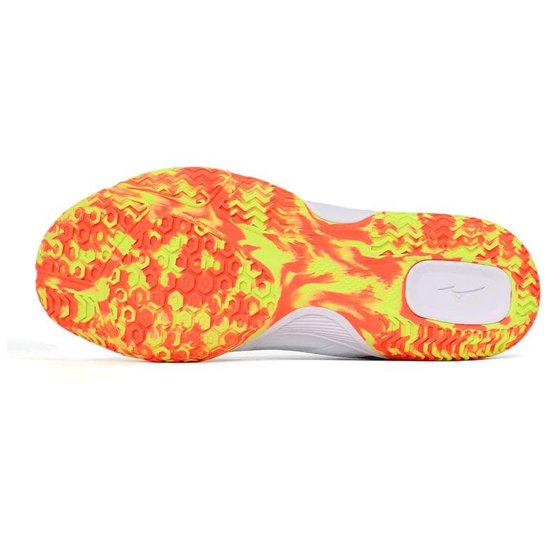 Кроссовки для спортзала Mizuno WAVE MEDAL 8 Тренировочные кроссовки Низкий Топ 81GA269213 Белый Оранжевый Унисекс - изображение 3