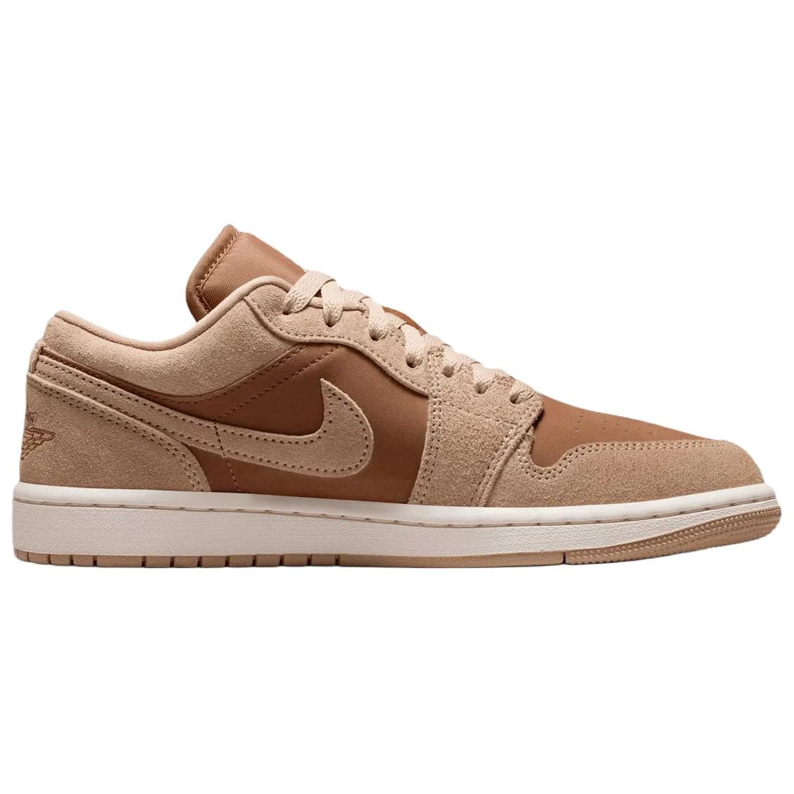 Ретро баскетбольные кроссовки Jordan Air Jordan 1 Ретро-баскетбольные кроссовки Low Топ Светло-коричневый Женские - изображение 2