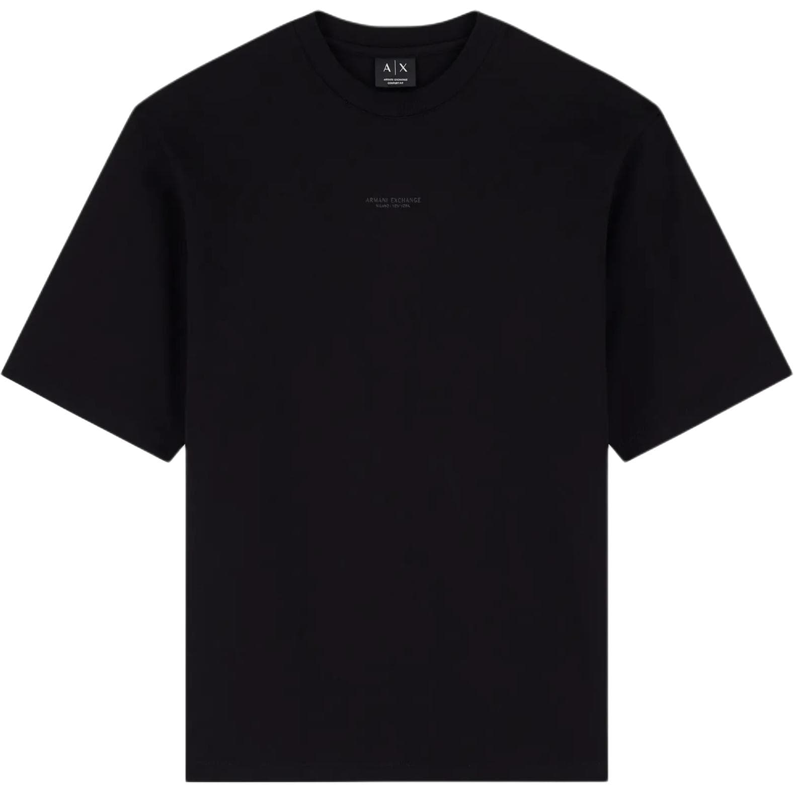 Футболка ARMANI EXCHANGE Мужские черные футболки - изображение 1