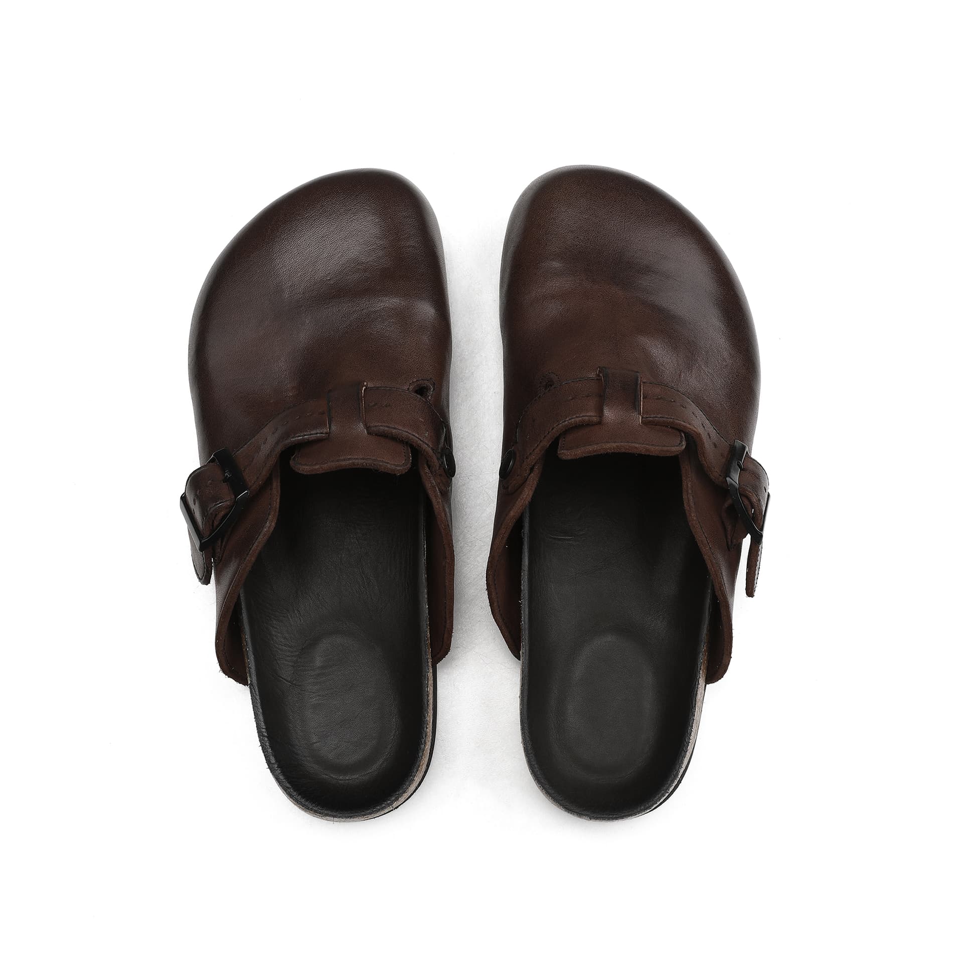 Сандалии HANQIAORIJI Abyss Collection Birkenstock Стиль Обувь Коричневый Мужской - изображение 6