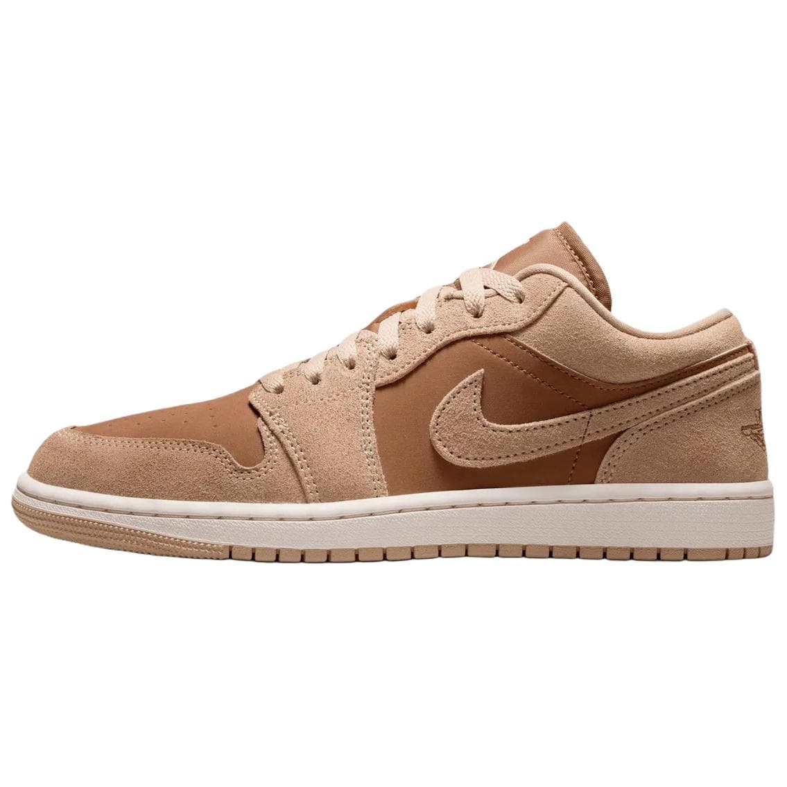 Ретро баскетбольные кроссовки Jordan Air Jordan 1 Ретро-баскетбольные кроссовки Low Топ Светло-коричневый Женские - изображение 1