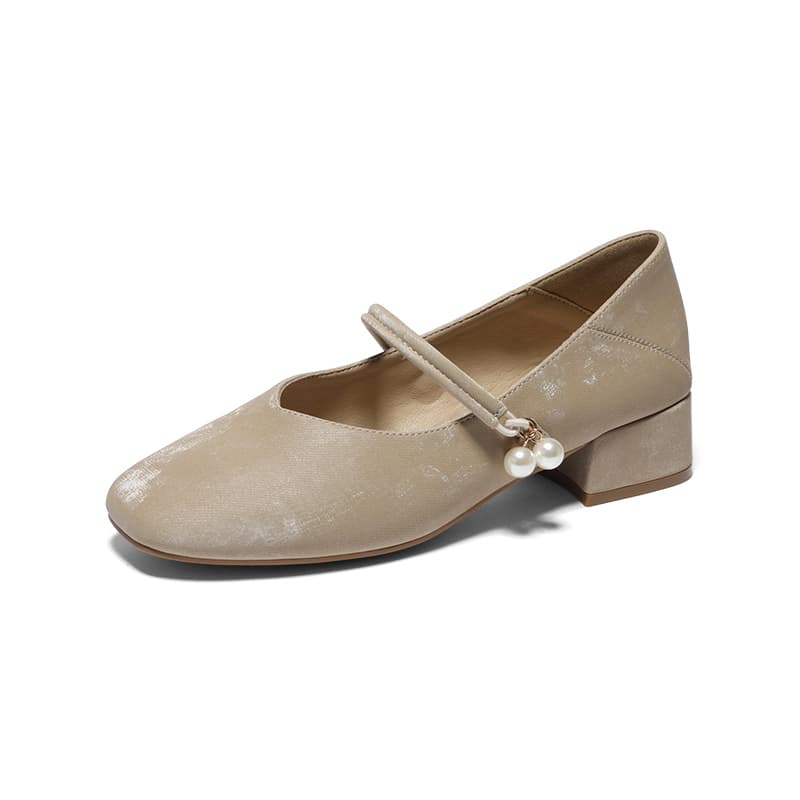 DAPHNE Mary Jane Shoes Шампань Абрикос Женские - изображение 1
