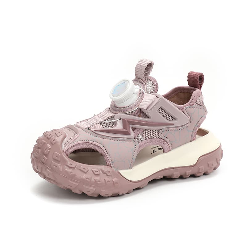 Сандалии ATONGMU Искусственная кожа Модный тренд Мальчики и девочки Летний Спорт Противоскользящий Сандалии Дышащий Мягкая подошва Удобный Легкий Закрытый носок Увеличение роста Износостойкий Анти-удар Лоу-топы Детские сандалии - изображение 1