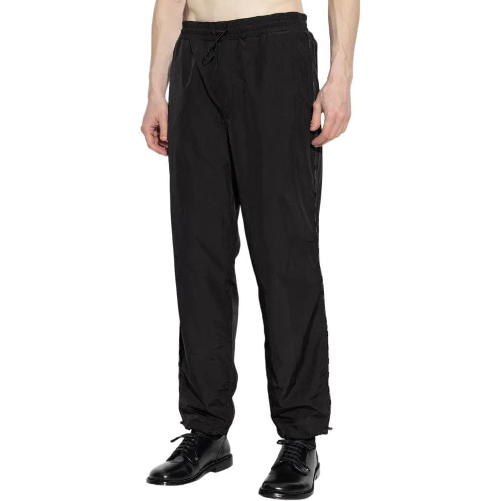 Штаны VERSACE JEANS COUTURE SS25 Вязаные спортивные брюки мужские черные - изображение 4