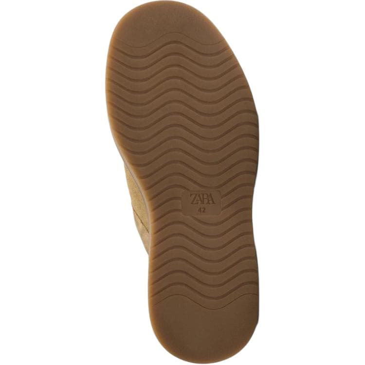 Сандалии ZARA Closed Slippers Beige 2467 720 102 Men's - изображение 3