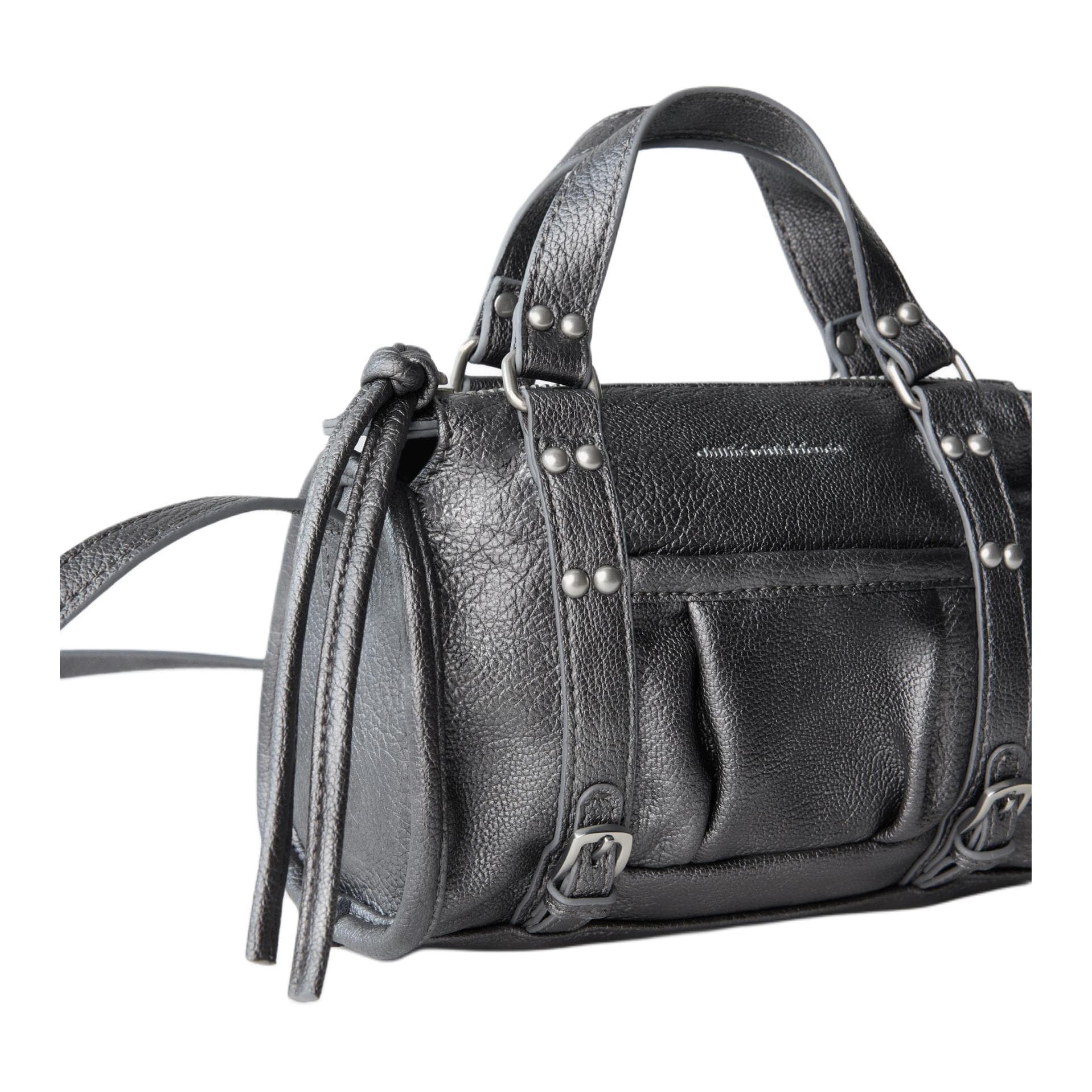 Сумка через плечо ZARA Crossbody Bag Gray Unisex ZARA Сумка через плечо Серого цвета Унисекс - изображение 6