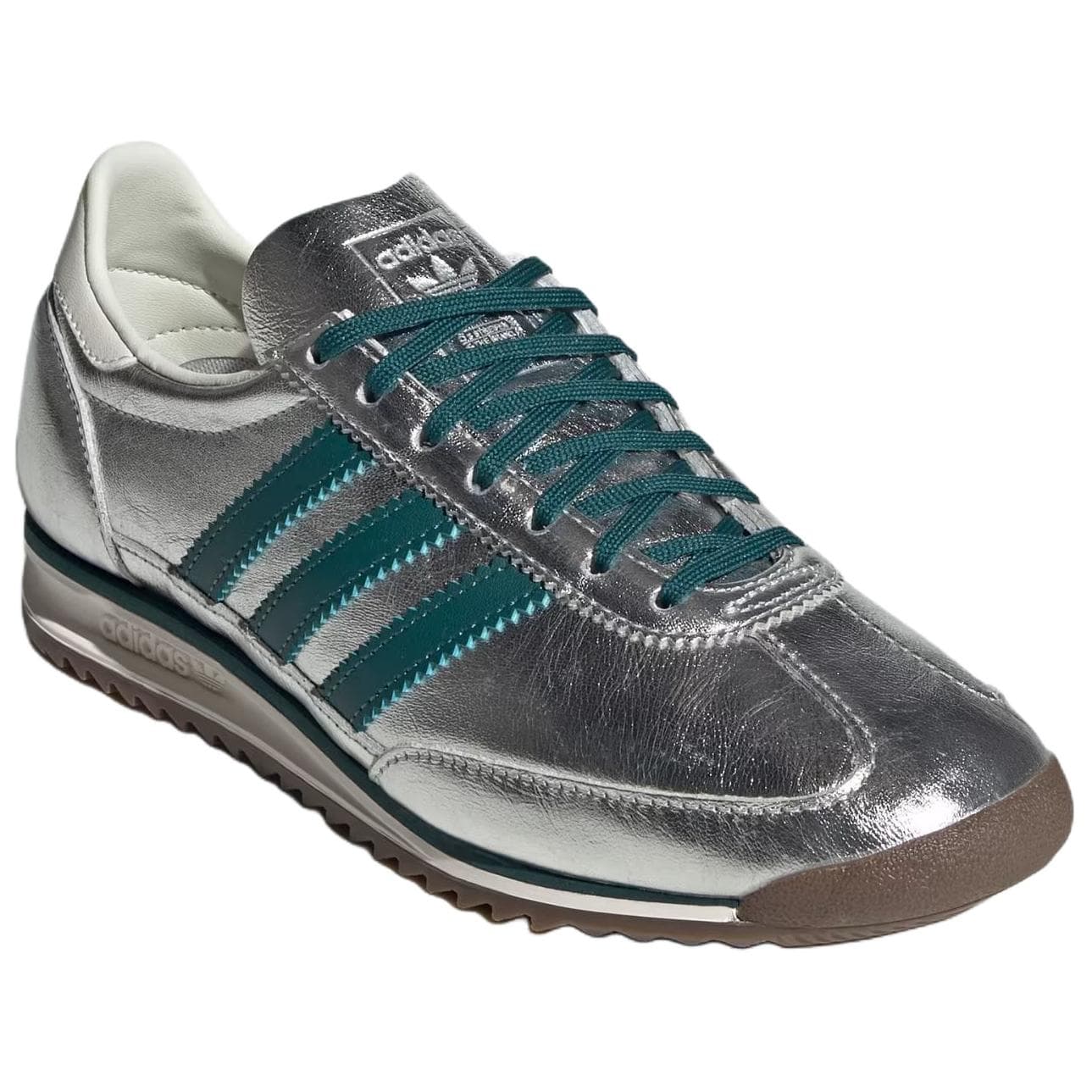 Кроссовки Adidas Originals SL 72 OG Повседневная обувь Низкий Топ Серебряный Женский - изображение 3