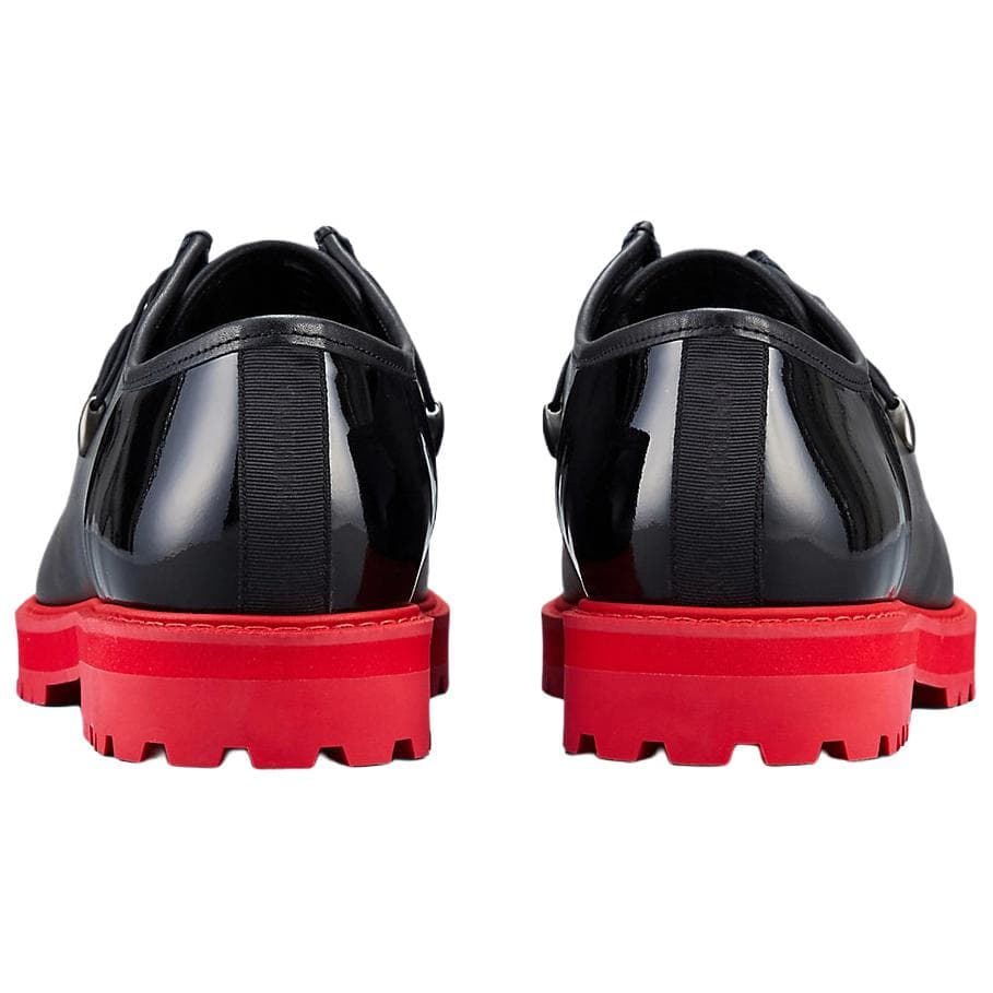 Onitsuka Tiger Tyrolean Повседневные кожаные туфли Черный Красный Мужской - изображение 5