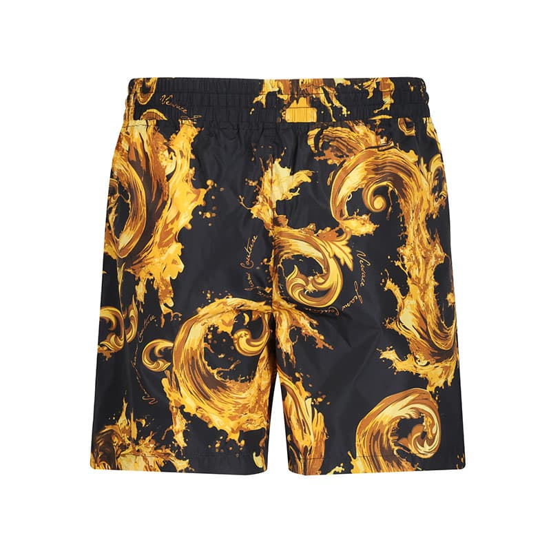 VERSACE JEANS COUTURE Черный мужской Пляжные шорты - изображение 2